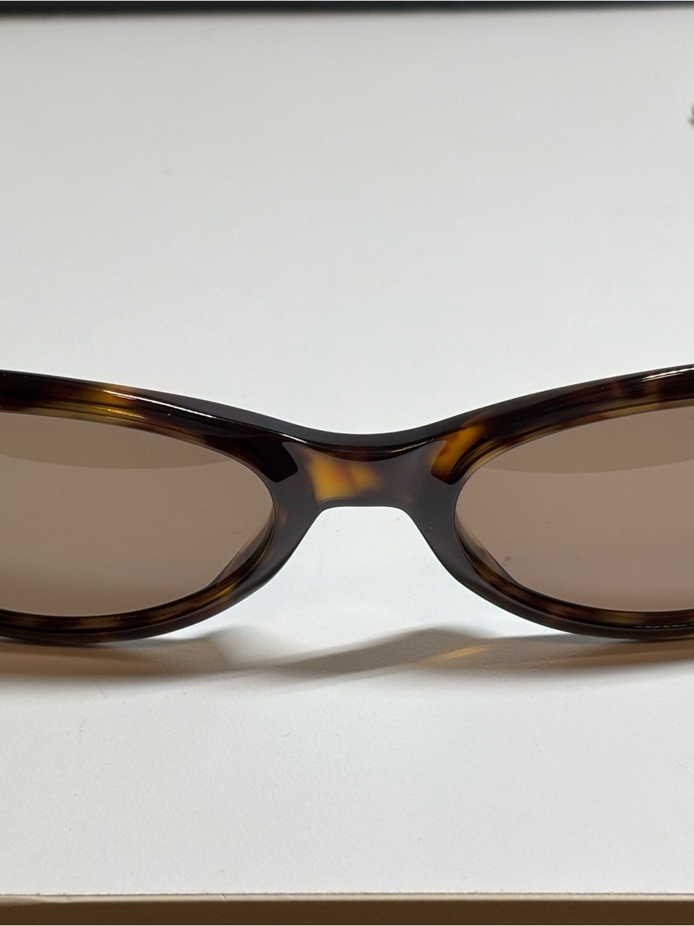 Giorgio Armani Tortoiseshell Brown Oval Women's Sunglasses